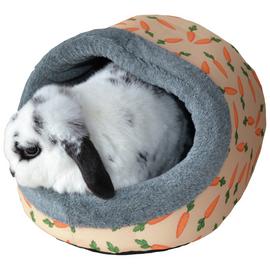 Carrot Plush Hooded Bed