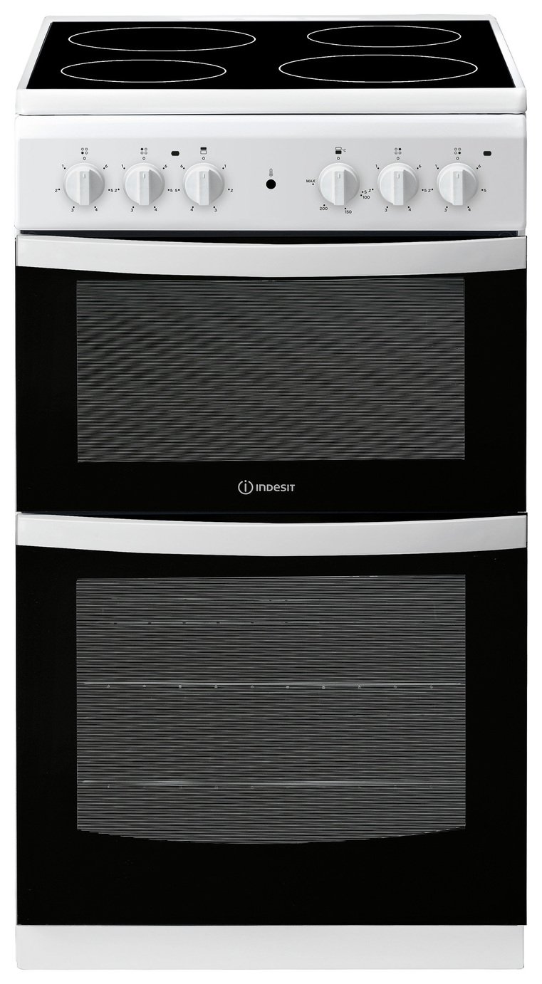 electric cookers 50cm wide double oven