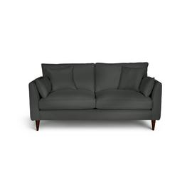 Habitat Hector 2 Seater Fabric Sofa - Charcoal Linen