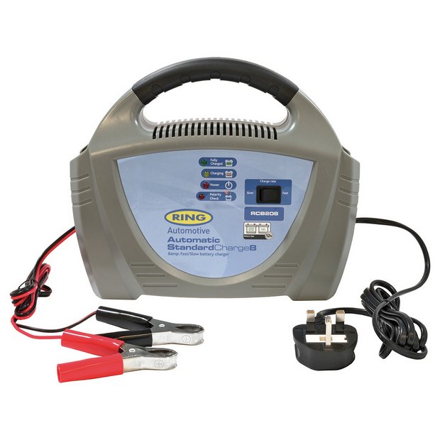 Buy Ring RCB208 12V Automatic Battery Charger | Car battery maintenance |  Argos