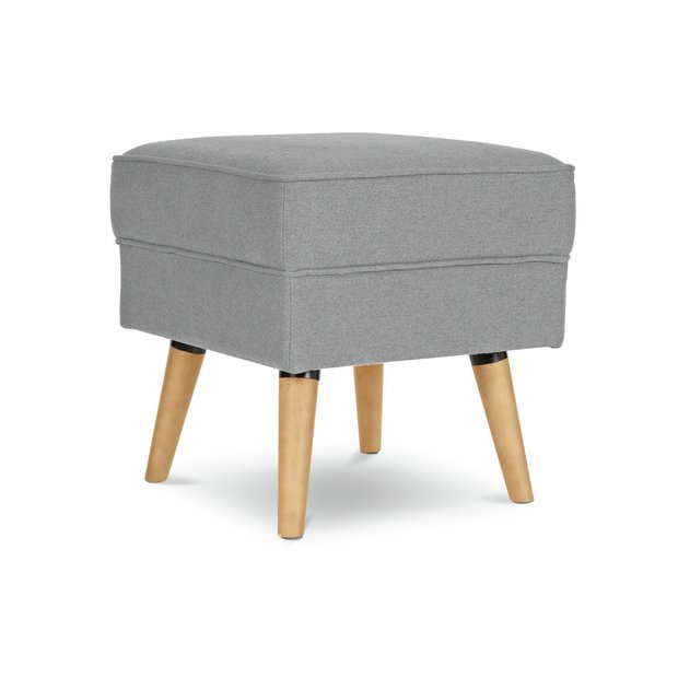 Grey shop pouffe stool