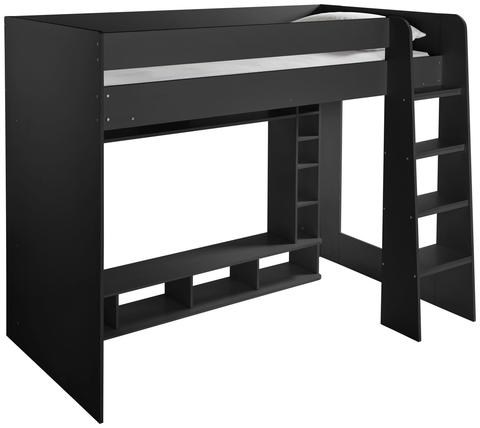 Habitat Gaming High Sleeper and Kids Mattress - Black