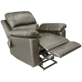 Argos Home Toby Faux Leather Rise & Recline Chair - Grey