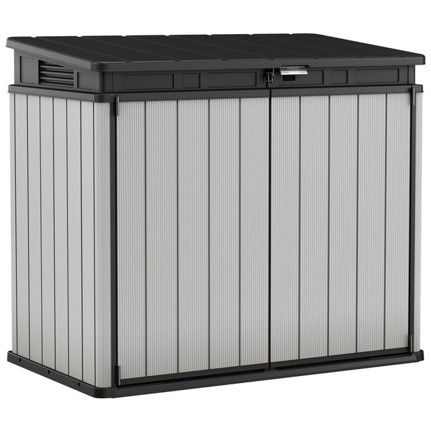 Buy Keter Store It Out Premier XL Storage Shed 1150L – Grey | Garden storage boxes and cupboards | Argos