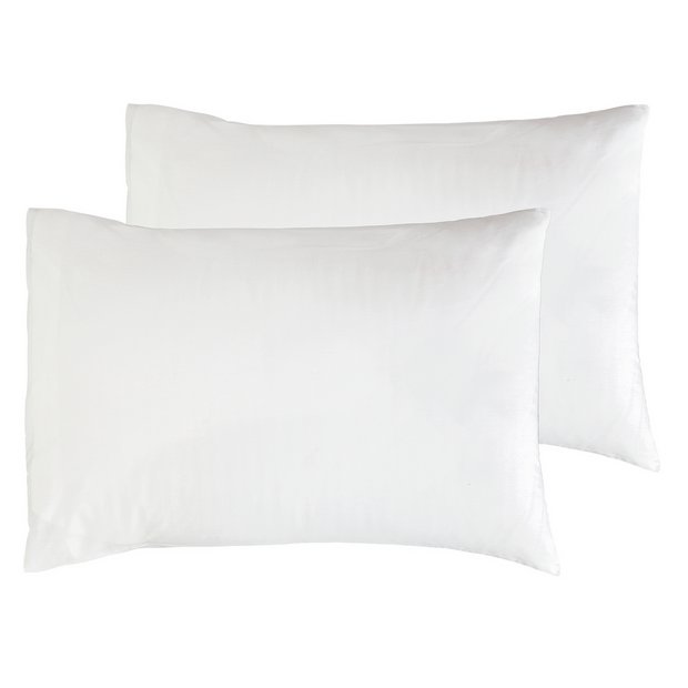 Buy Habitat Cotton Rich Standard Pillowcase Pair | Pillowcases | Argos