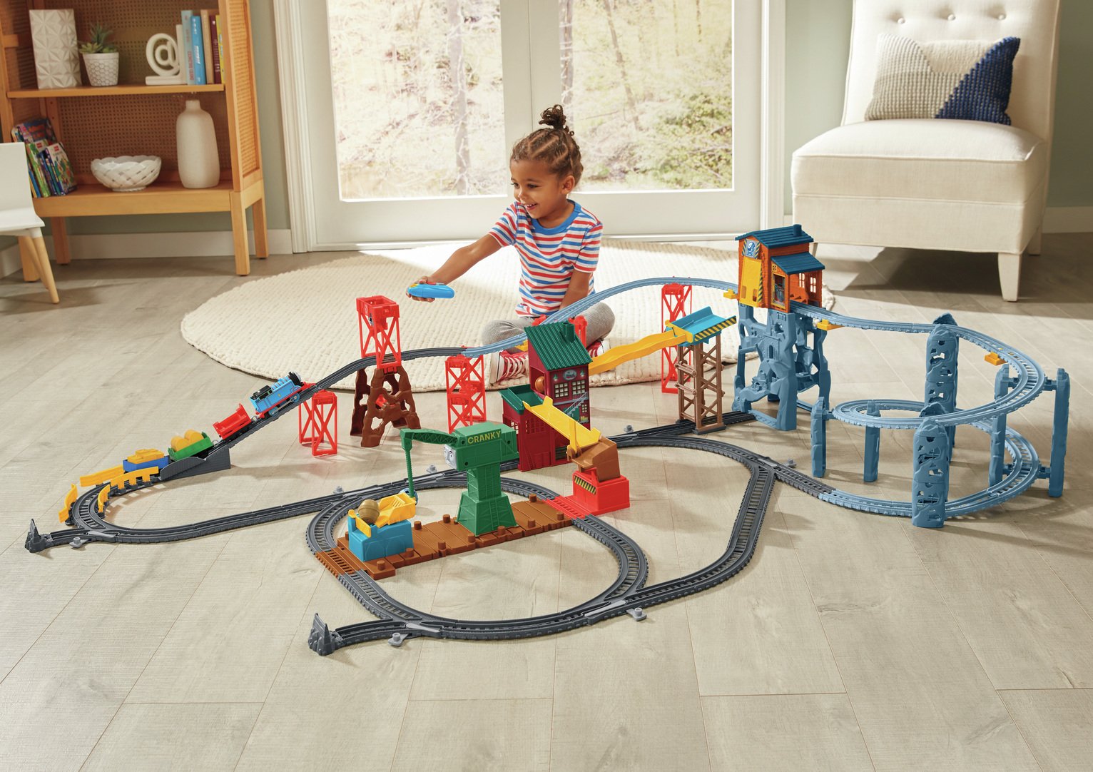 argos thomas train set