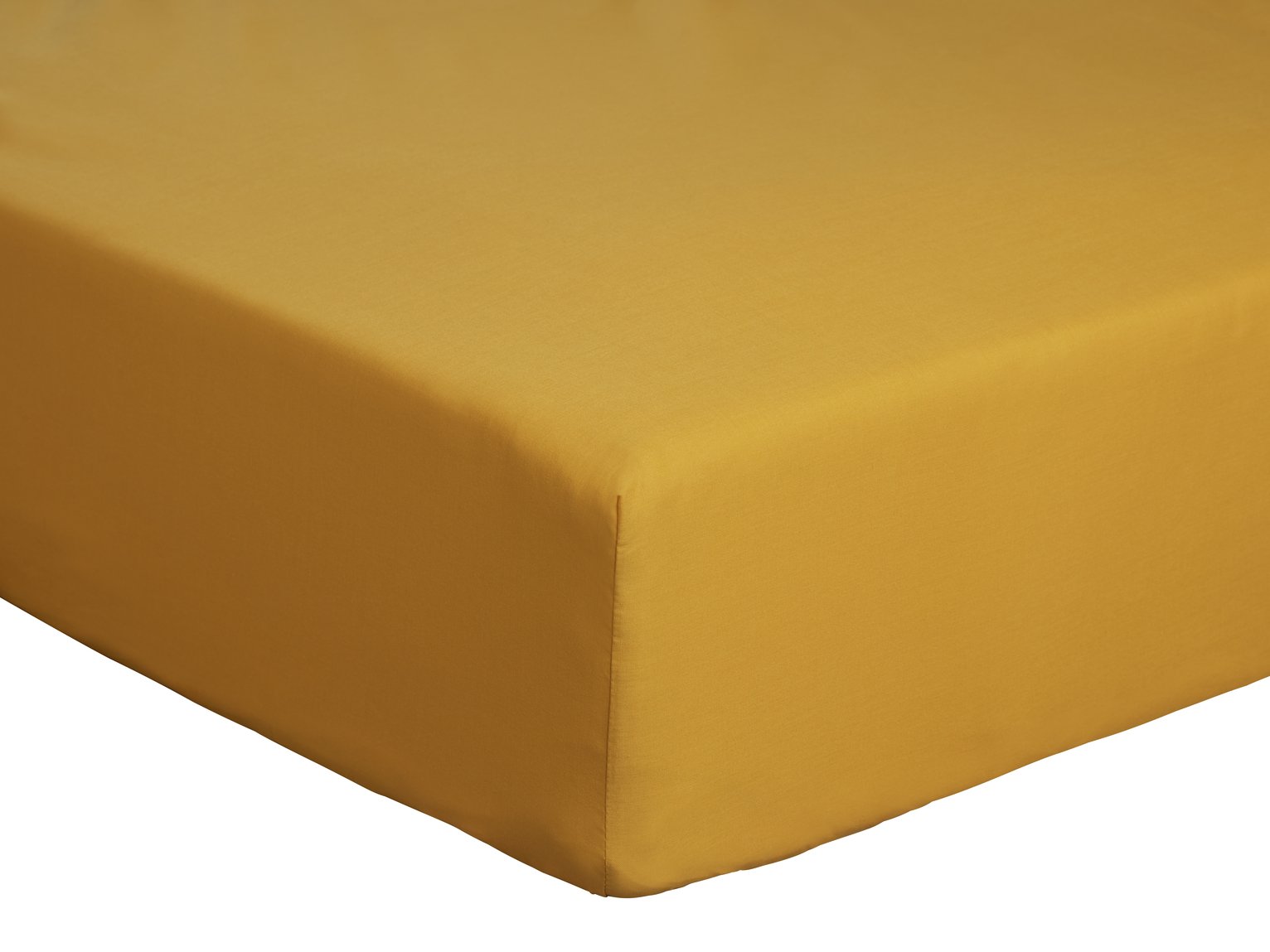 Habitat Cotton Rich Plain Fitted Sheet