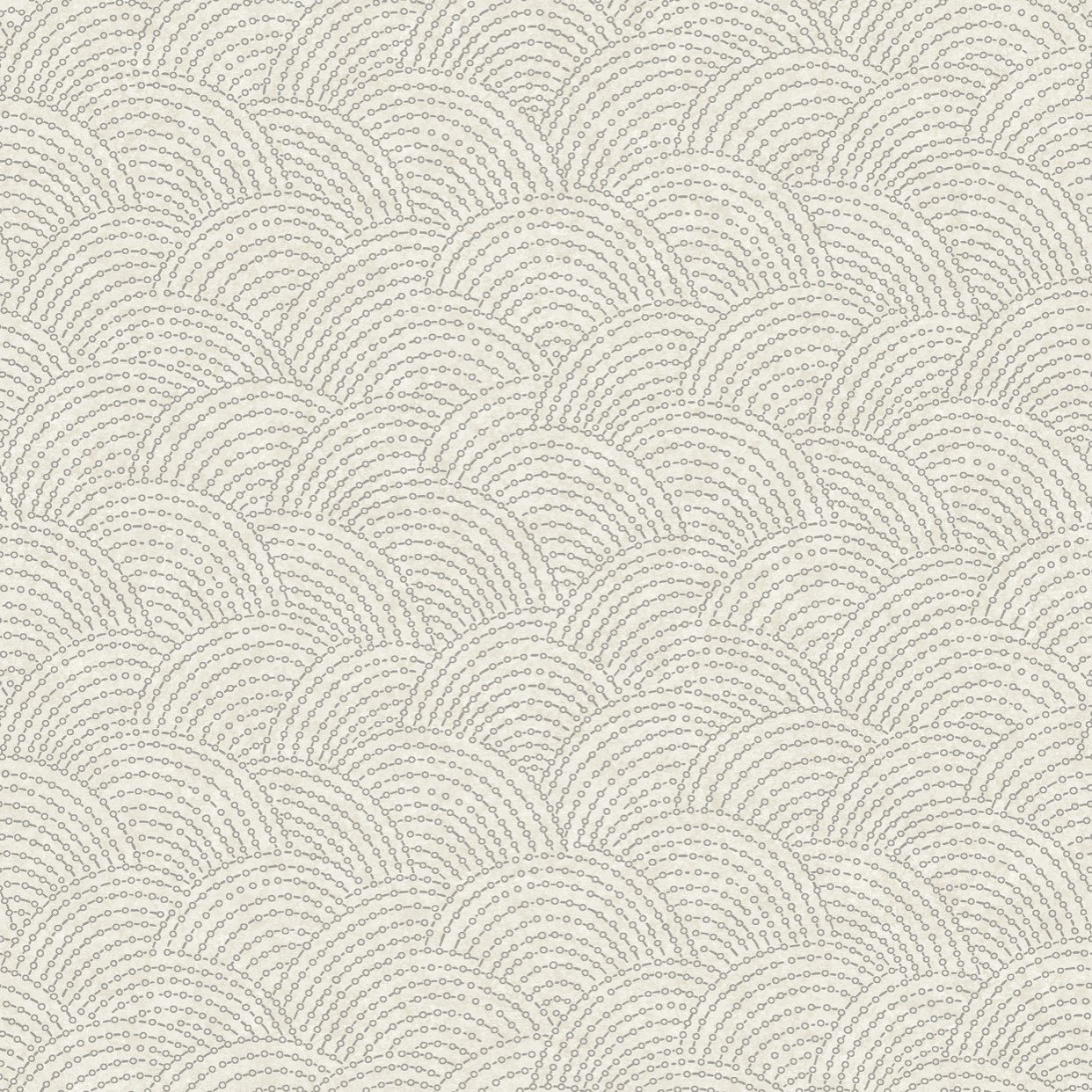 Grandeco Boutique Shell Metallic Curve Embossed Wallpaper - Grey