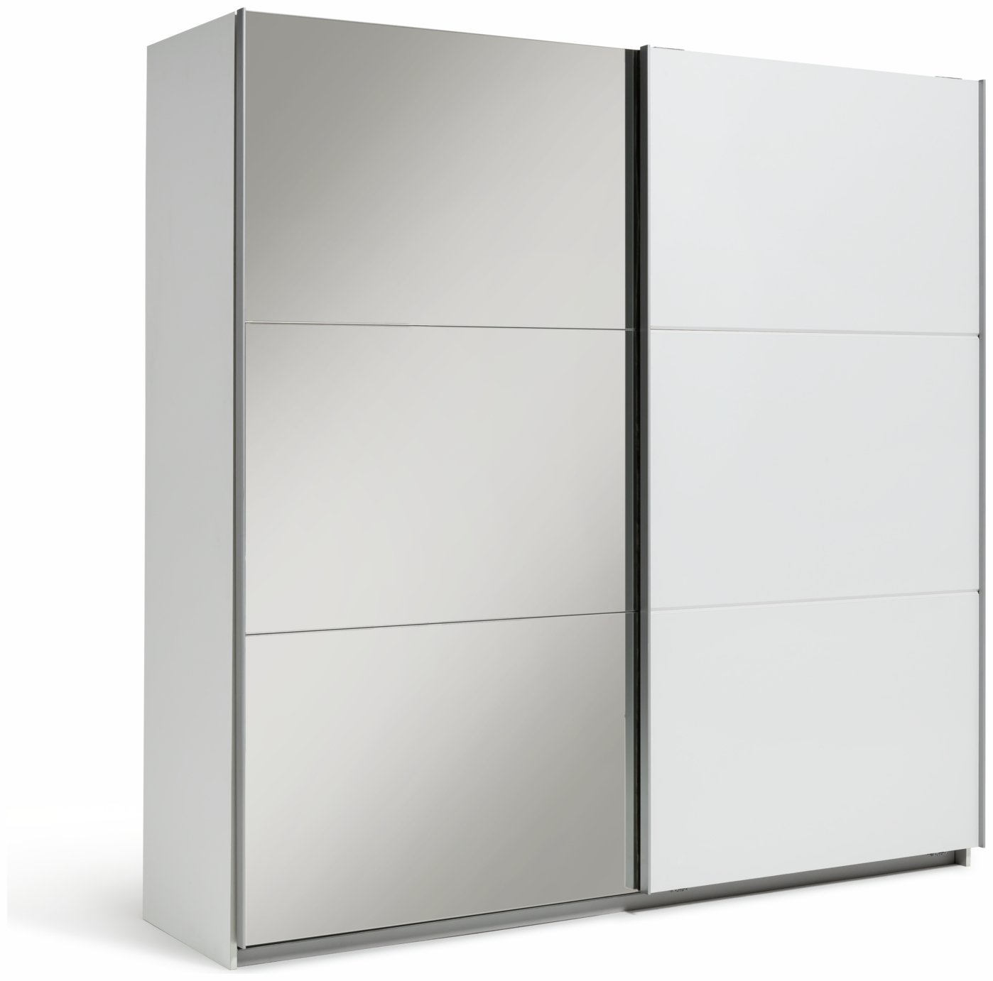 Habitat Holsted Half Mirror 200cm Sliding Wardrobe