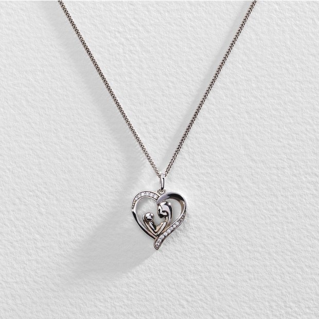 Argos hot sale heart pendant