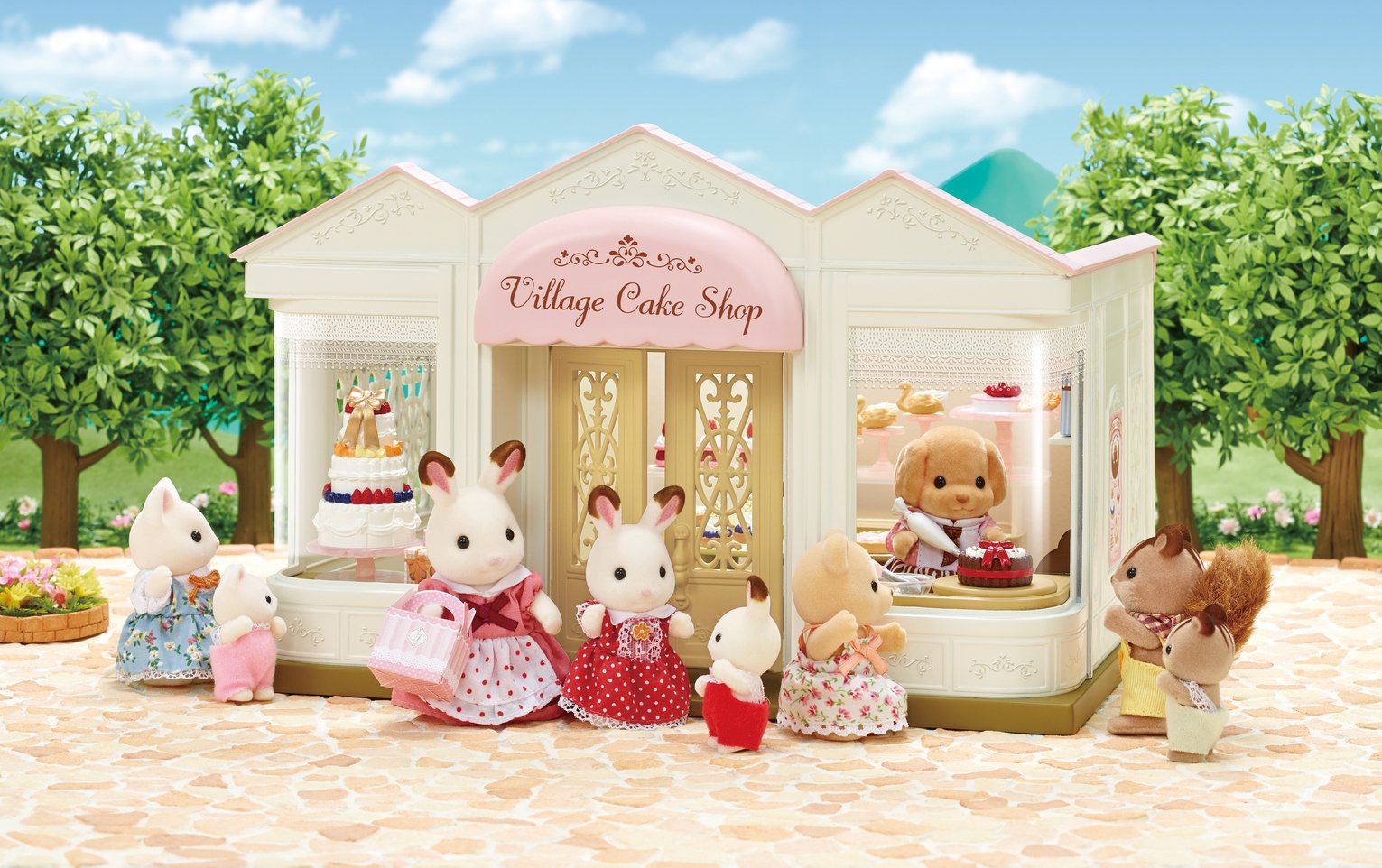 sylvanian families cedar terrace argos