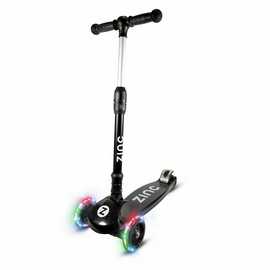 Zinc T-Motion Foldable Light Up 3 Wheel Scooter - Black