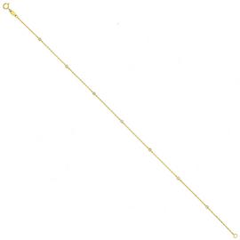 State of Mine 9ct Gold Cubic Zirconia Anklet
