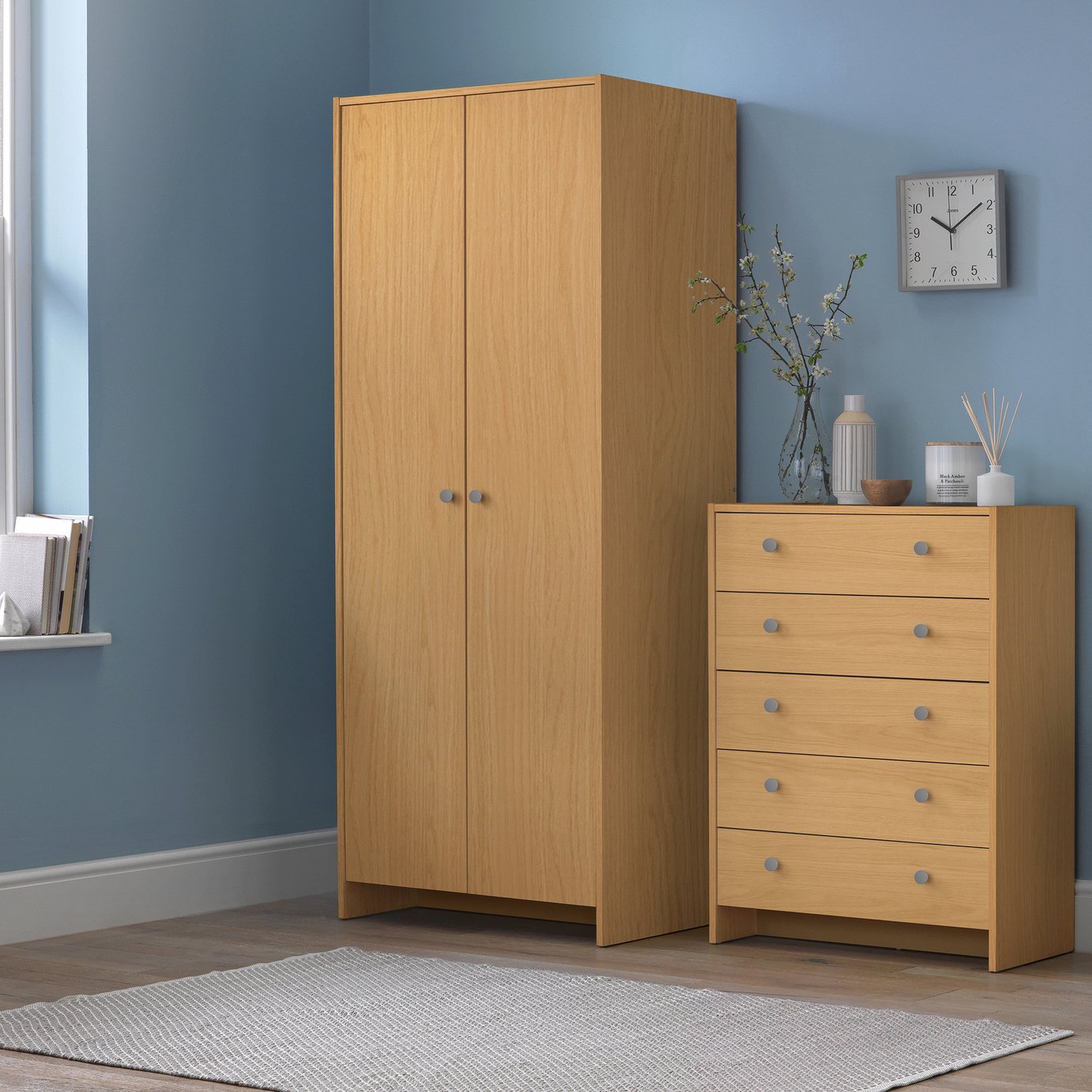 Argos Home Seville 2 Door Wardrobe