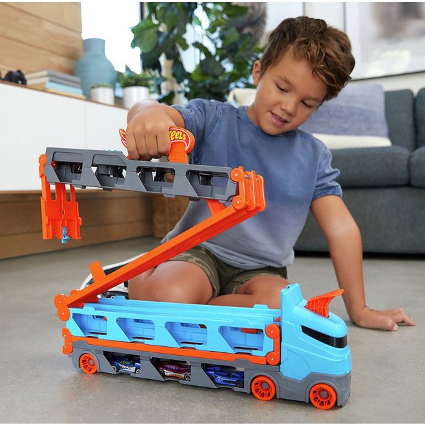 Buy Hot Wheels Speedway Hauler Storage Carrier Stores 20 Cars Toy cars and trucks Argos