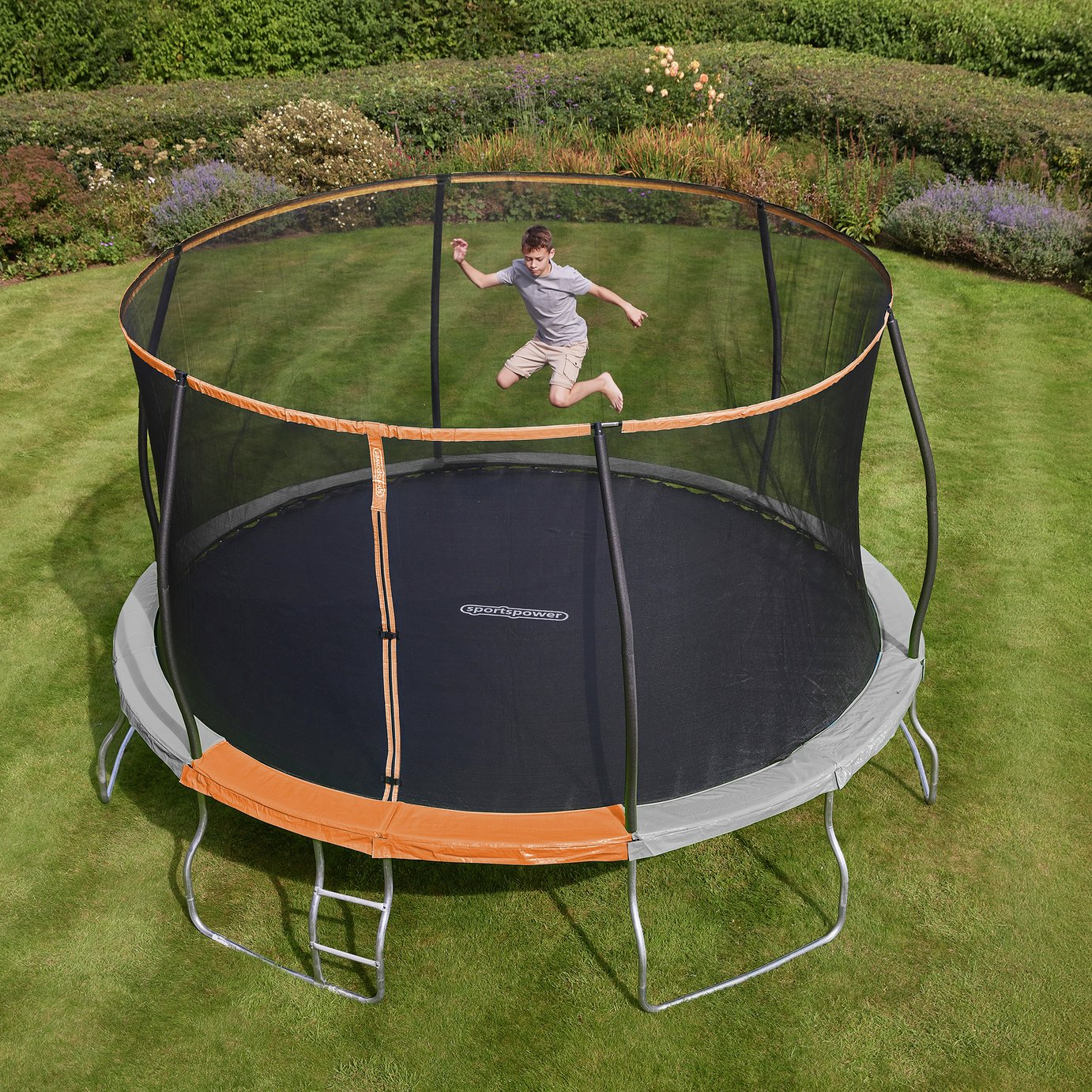 Sportspower Sport-Pro 14ft Trampoline With Folding Enclosure