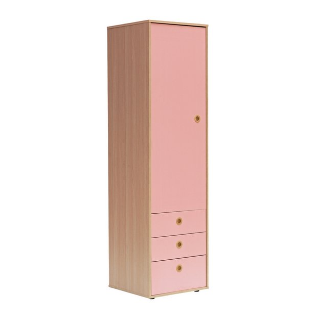 Buy Argos Home Camden 1 Door 3 Drawer Wardrobe Pink Acacia