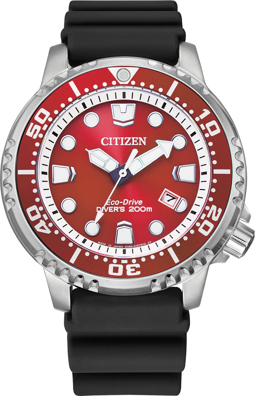 Citizen Eco-Drive Men's Dive Rubber Strap Watch