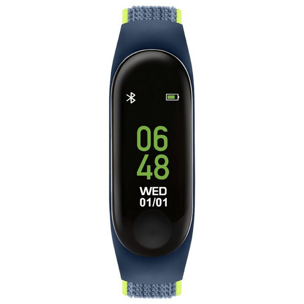 Buy Tikkers Series 1 Kids Smart Fitness Tracker Blue Velcro Kids