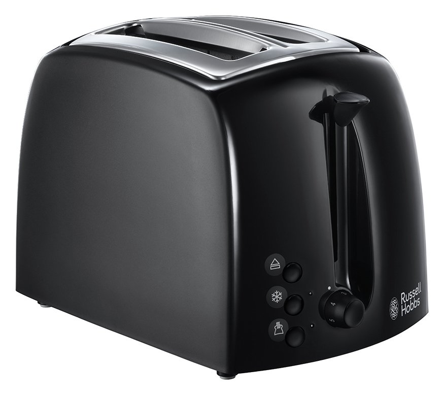 Russell Hobbs 21641 Textures 2 Slice Plastic Toaster - Black