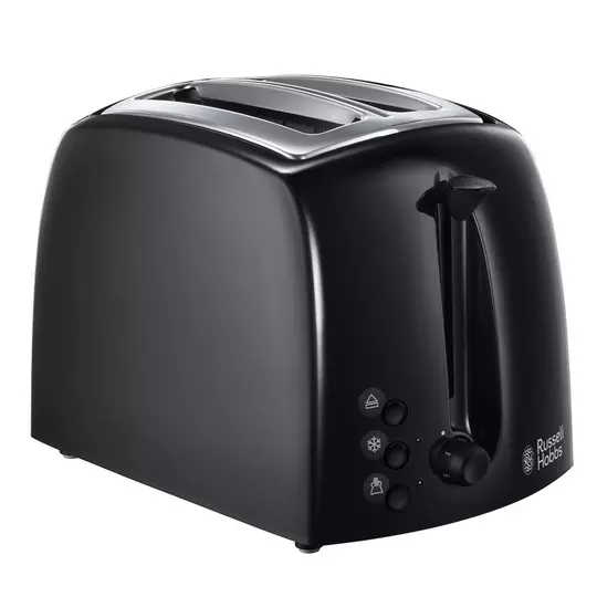 Russell Hobbs 21641 Textures 2 Slice Plastic Toaster - Black