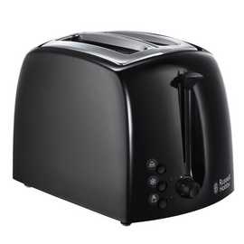 Russell Hobbs 21641 Textures 2 Slice Plastic Toaster - Black