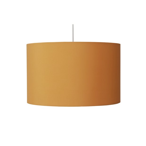 Buy Argos Home Large Drum Shade Mustard Lamp Shades Argos