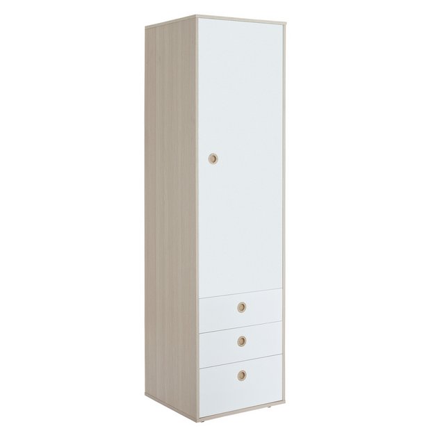 Buy Argos Home Camden 1 Door 3 Drawer Wardrobe White