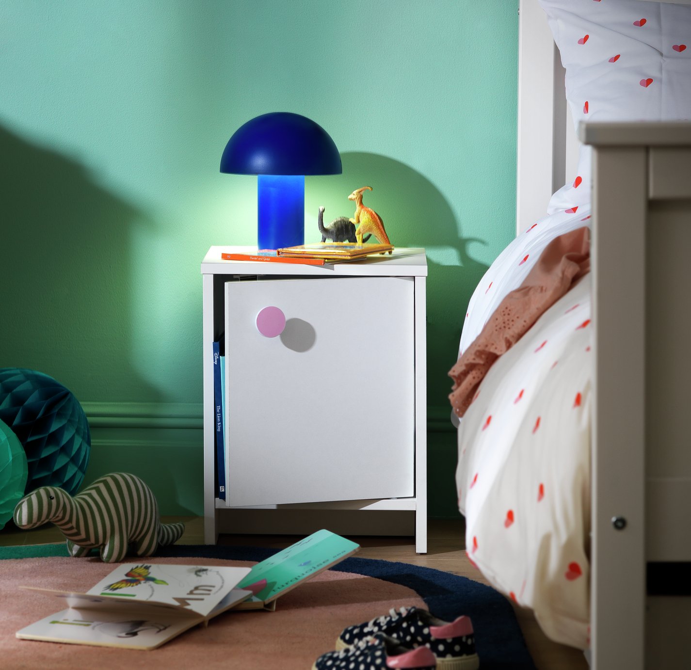 Argos Home Kids Juno Bedside Table -  White