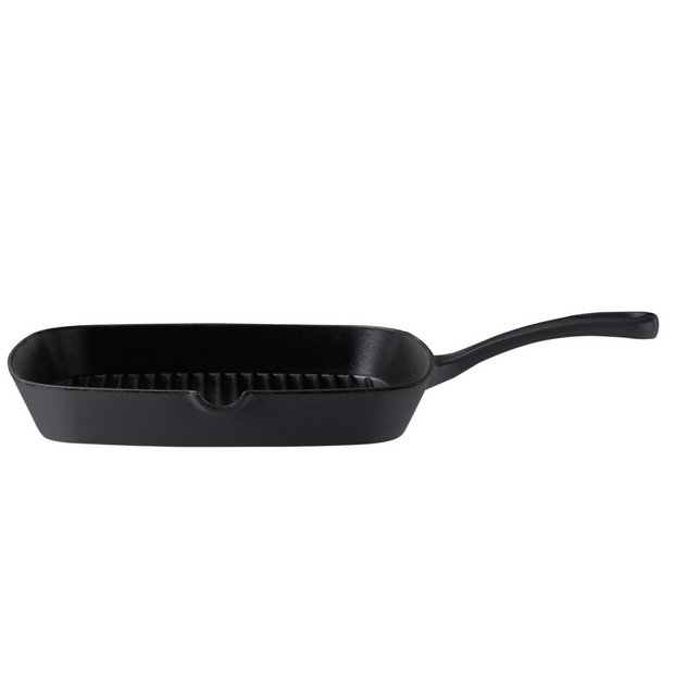 Buy Argos Home 23cm Cast Iron Griddle Pan Cream Griddle Pans Argos
