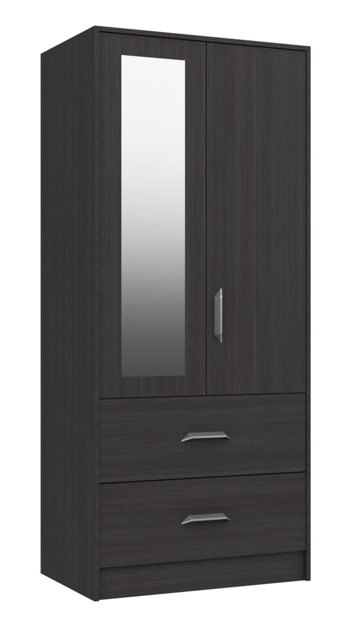 Ashdown 2 Door 2 Drawer Mirror Wardrobe