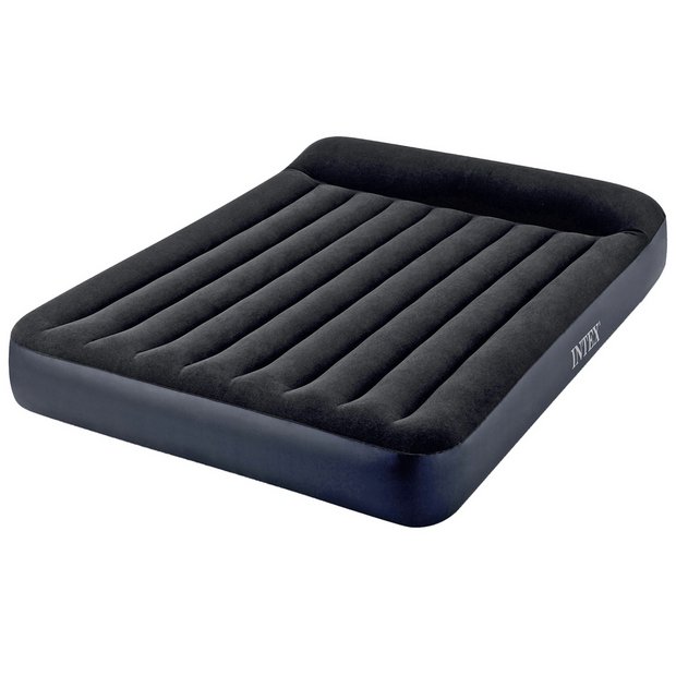 Intex queen pillow rest shop classic airbed with pump