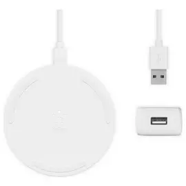 Belkin 10W Qi Wireless Charger Pad with QC3 Plug - White