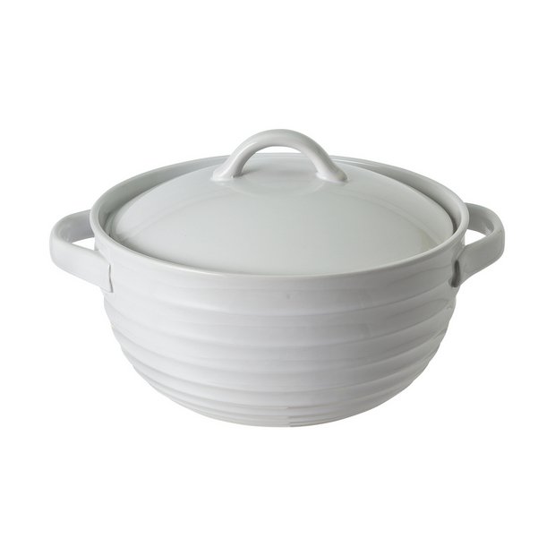 Buy Argos Home 2 5l Casserole Dish White Oven And Casserole