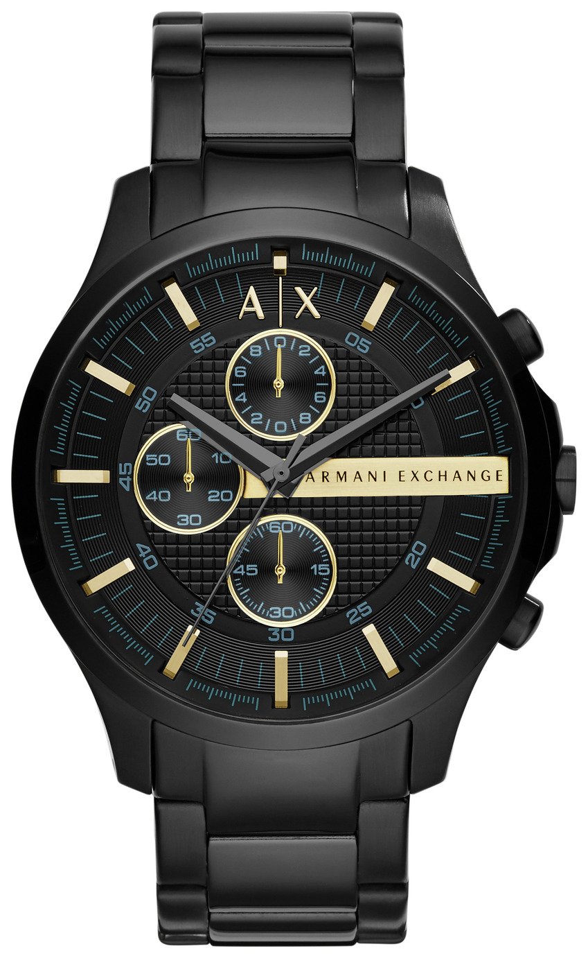Armani Exchange Stainless Steel Black Bracelet Watch