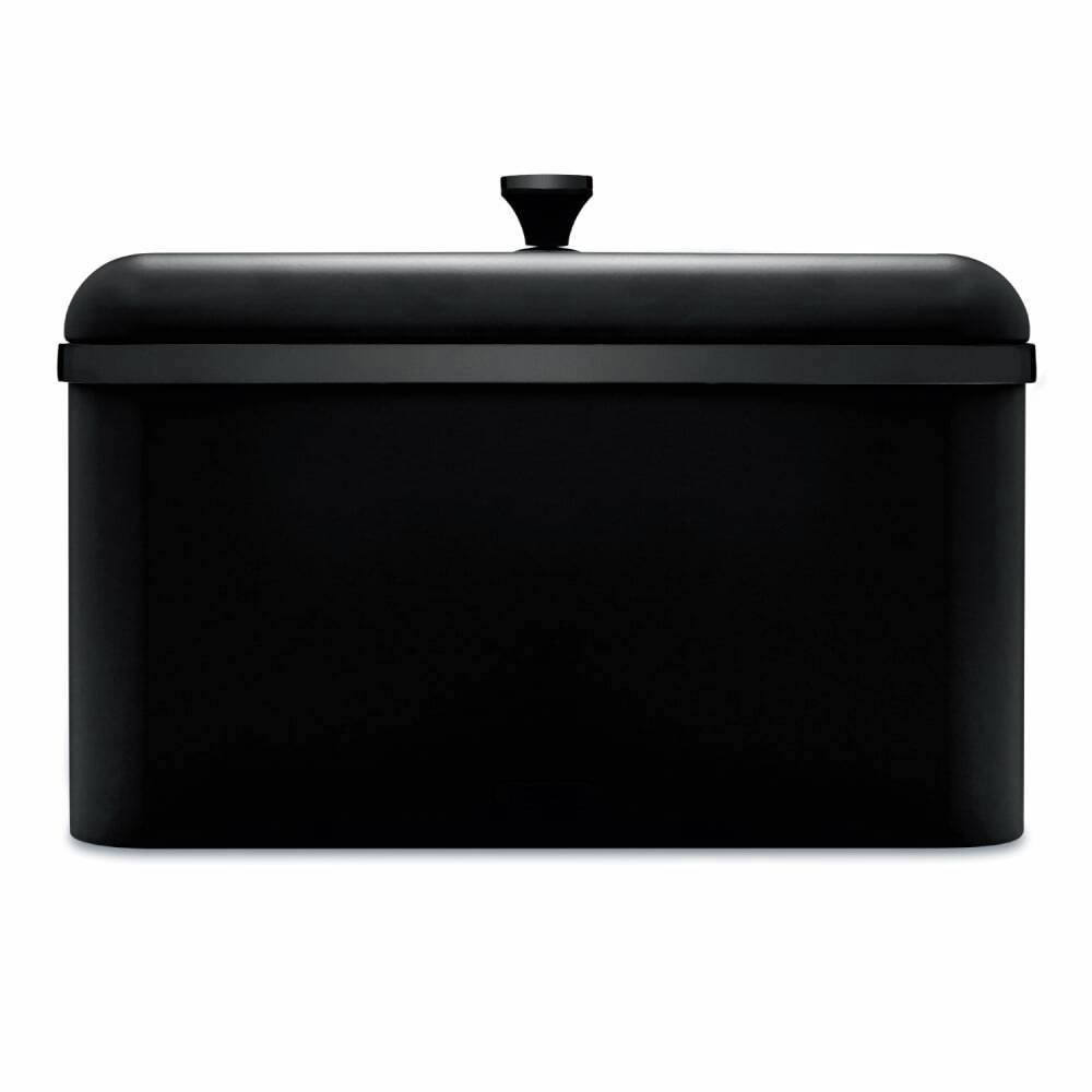 Tower Sera Carbon Steel Bread Bin - Black