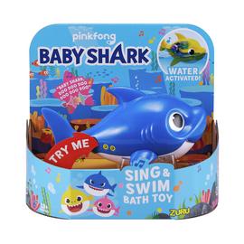 Robo Alive Junior Daddy Shark Sing and Swim Bath Toy