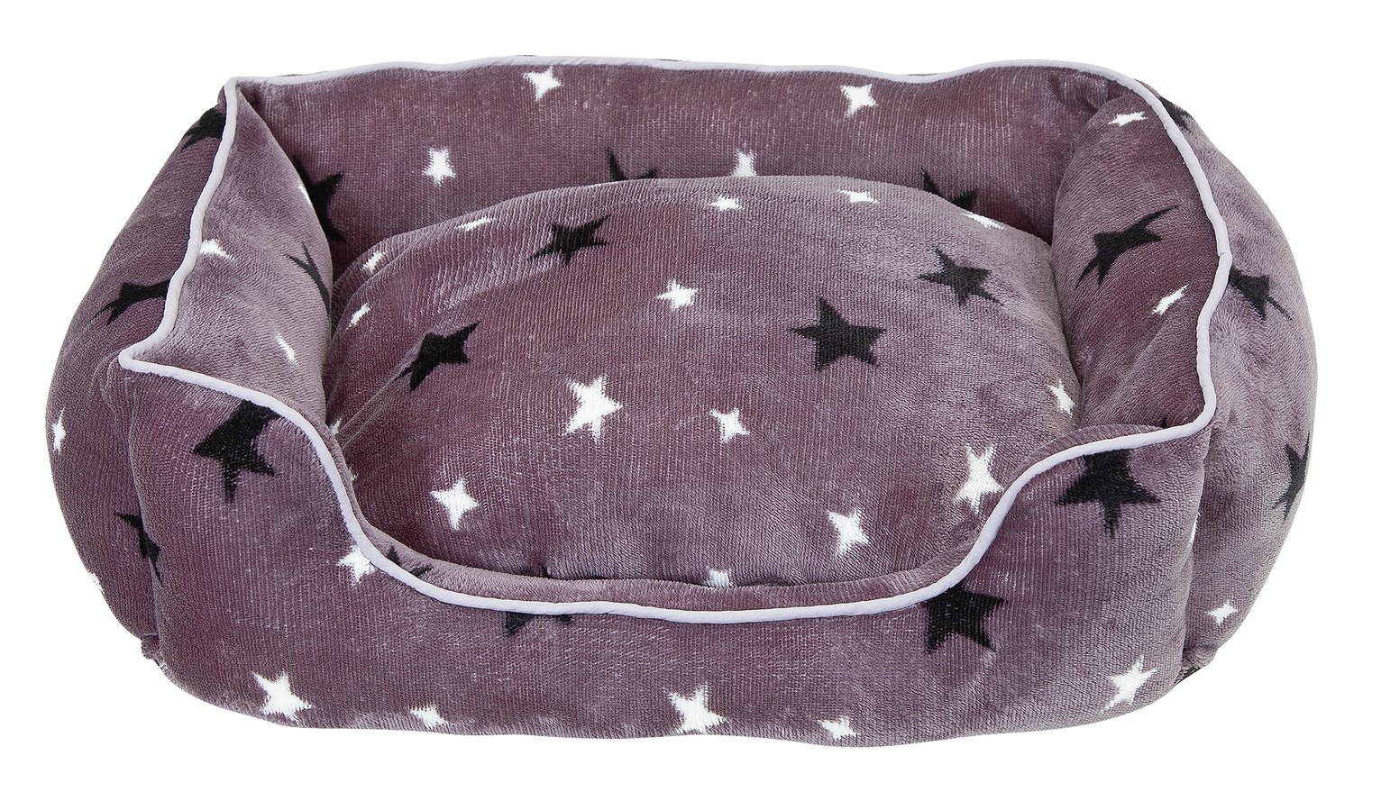 Stars Plush Square Bed