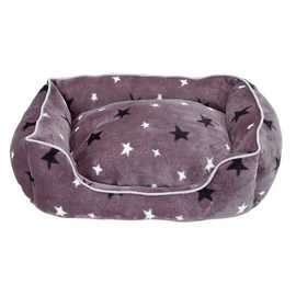 Stars Plush Square Bed - Small