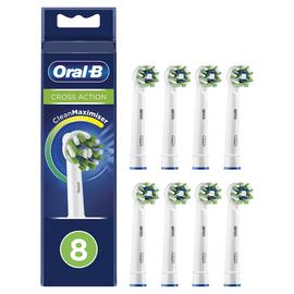 Oral-B CrossAction Electric Toothbrush Heads - 8 Pack