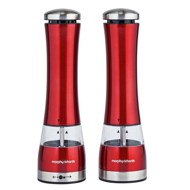 Morphy Richards Accents Electronic Salt and Pepper Shaker Set