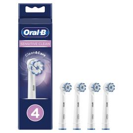 Oral-B Sensitive Clean Electric Toothbrush Heads - 4 Pack