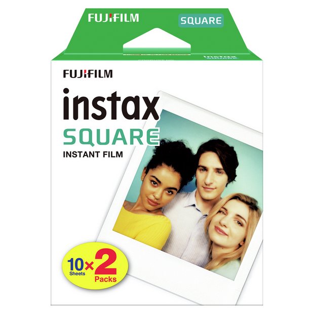 Buy Instax Square Camera Film 20 Pack Digital photo printer