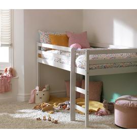 Buy Argos Home Kaycie Mid Sleeper Single Bed Frame White Kids