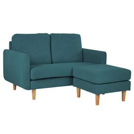 Habitat Remi 2 Seater Fabric Chaise in a Box - Teal