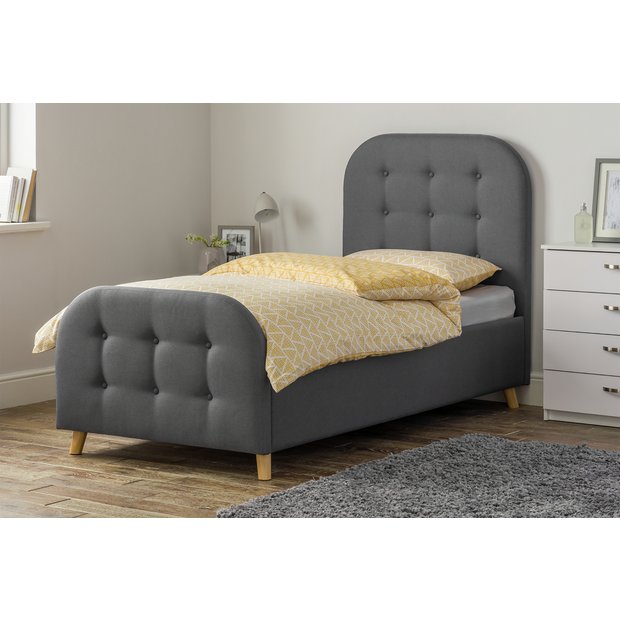 Argos black single deals bed