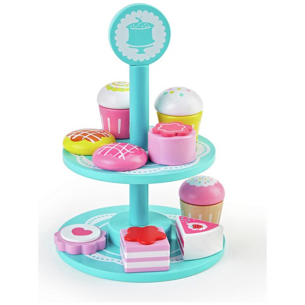 Buy Chad Valley Wooden Cake Stand Role Play Toys Argos