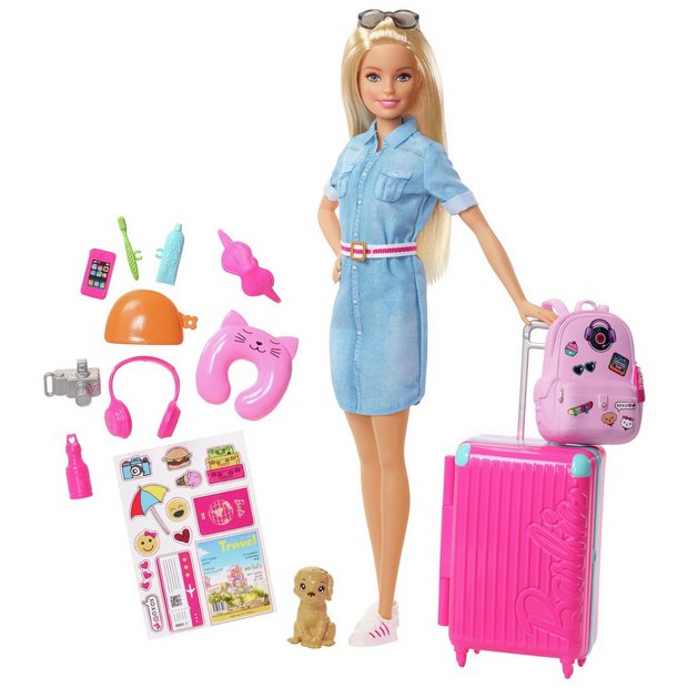 Argos barbie 2025 travel doll