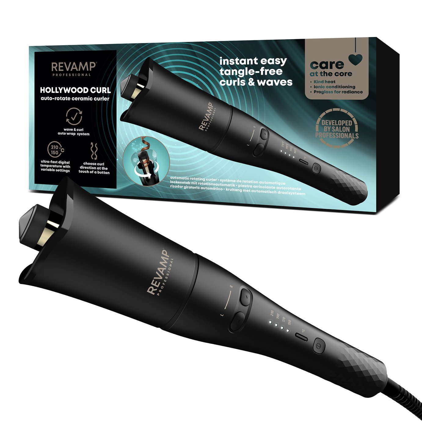 Revamp Hollywood Curl Auto-Rotate Ceramic Curler