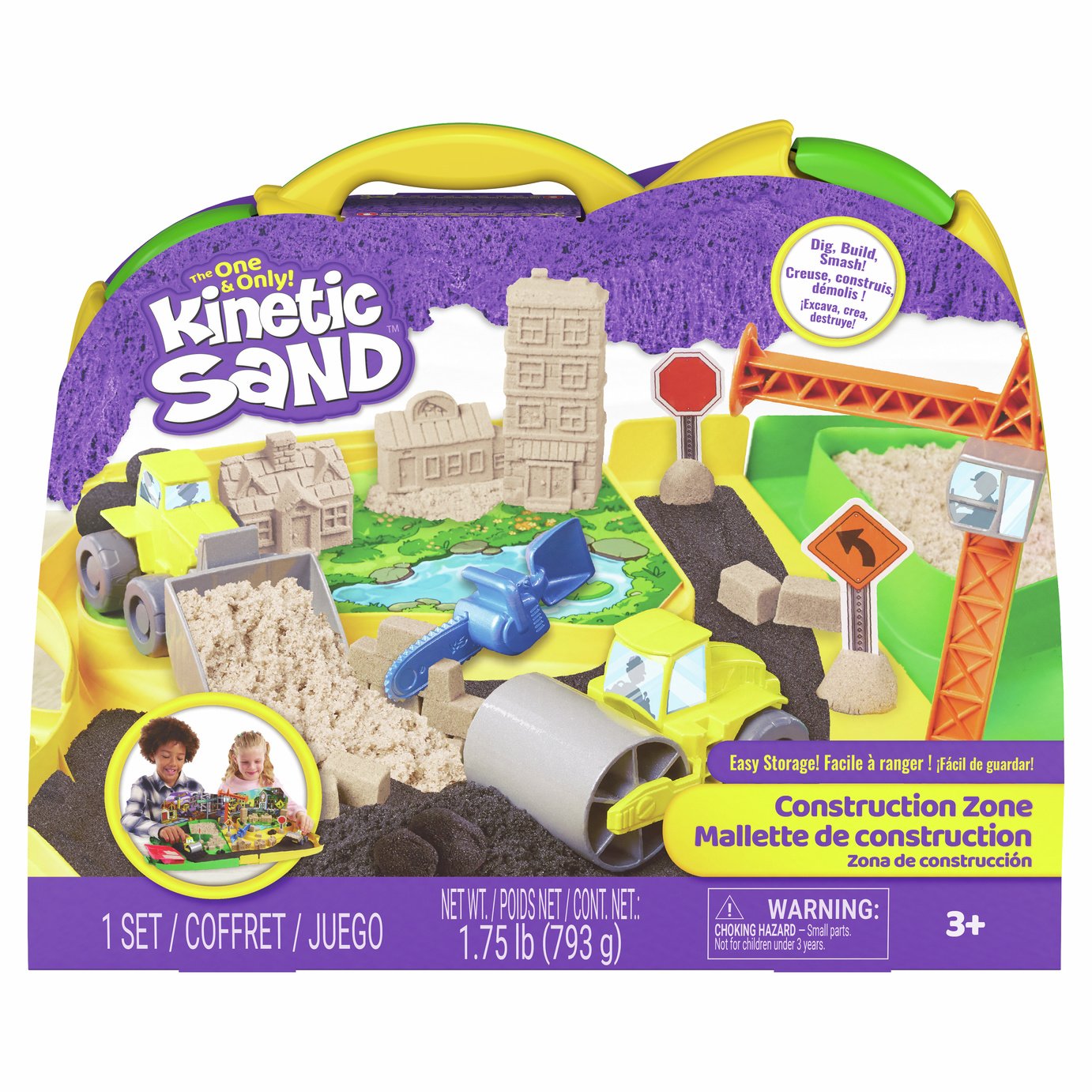 Kinetic Sand Construction Zone Kit